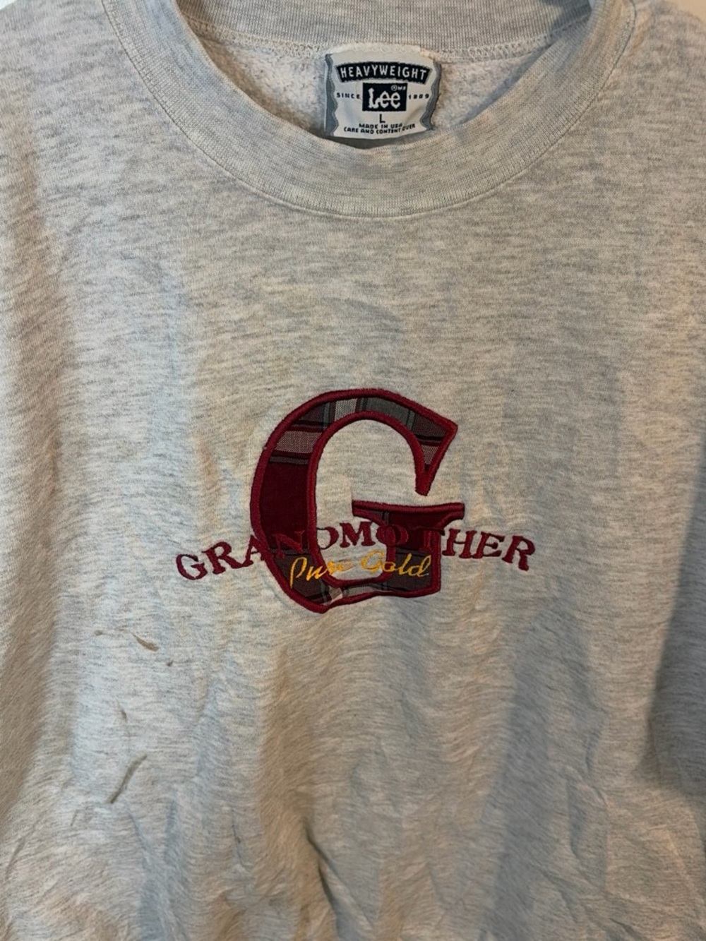 Lee Gray 'Grandmother' Graphic Sweatshirt